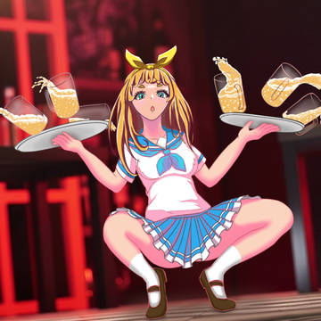 もしも先輩がBarで働いていたら