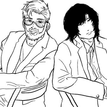 海棠と財津(トレス)