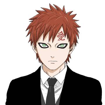 黒スーツ我愛羅君