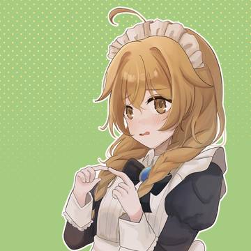 メイド服モニカちゃん 🐿️❤️