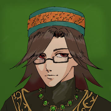 赤い眼をした商人