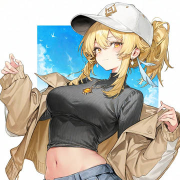 ショートポニテ 蛍