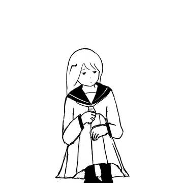 座りガール