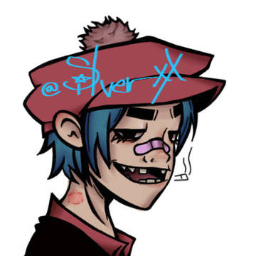 2-D and Murdoc {Gorillaz}