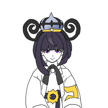 シャンデラ帽子の子