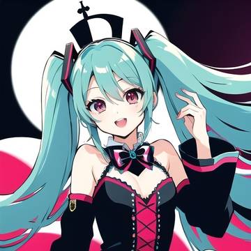 ミクちゃんのハロウィンコス