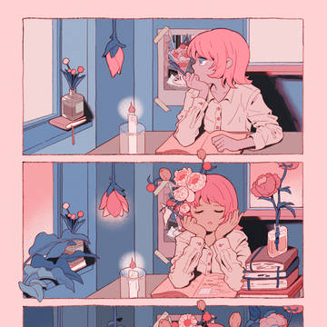 夜に咲く花