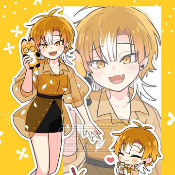 狐モチーフの女の子
