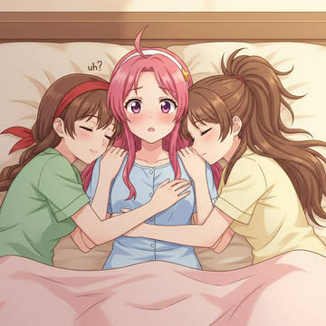A morning of Super heroine team