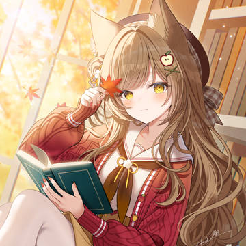 秋の狐っ娘