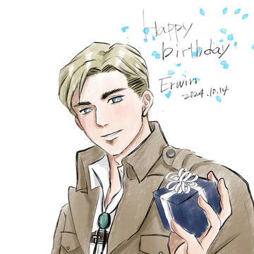 エルヴィン2024.2025誕生日イラスト