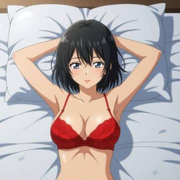 【Grokチャレンジ】下着姿の女性