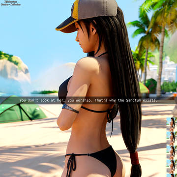 Tifa with bikini