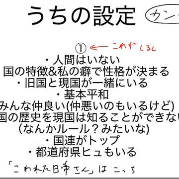 うちの設定