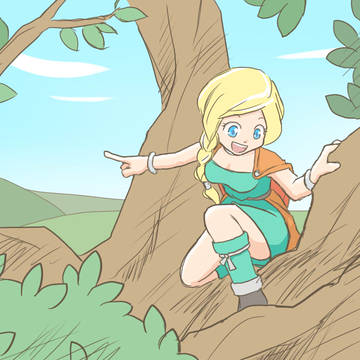 木登りビアンカちゃん