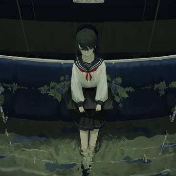 纏わりつく