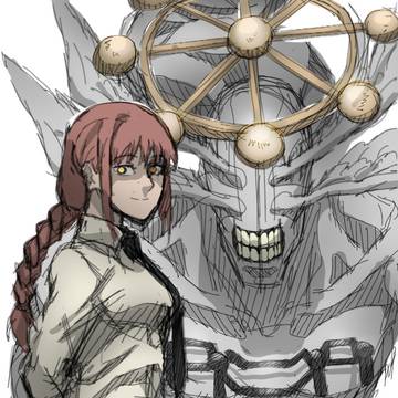 Mahora & makima color sketch