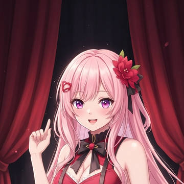 魅惑のステージ♡赤と黒のショーガール
