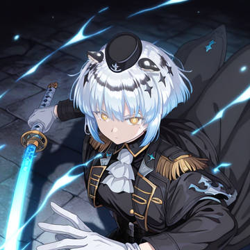 ギルダリアとアクシアとクルルのイラスト