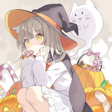 ハロウィンまだかな～🐱🎃