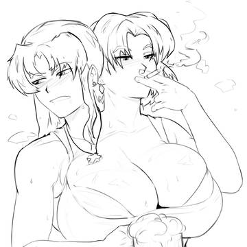 Misato/Ristuko conjoined