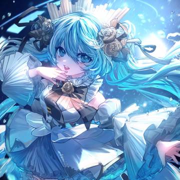 【works】初音ミクシンフォニー2025パンフレット内イラスト