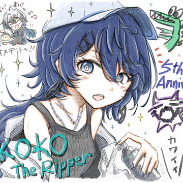 幸祜スさん5周年おめでとう⚡✨