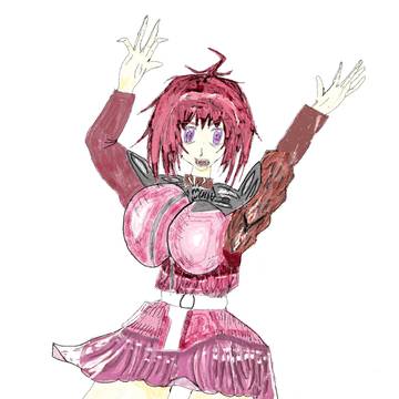 驚くルナマリア