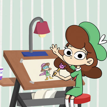 Snickerdoodle likes to draw