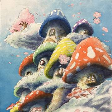 雲の上の集合住宅