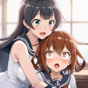 阿賀野&雷進水日おめでとう!