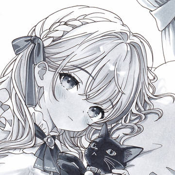 手描き The Cat Who Knows My Heat