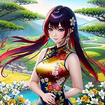 旗袍美女