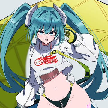 太もも特化レーシングミク2022