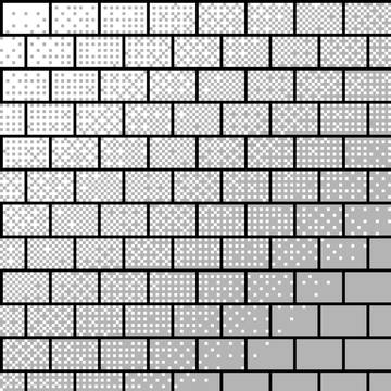 Running bond rectangle tesselati