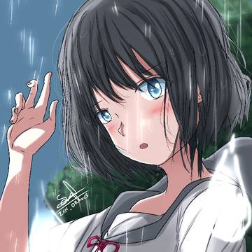 A rain with painfull