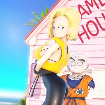 MMD R-18 人造人間１８号 サイヤ人 Swim mod