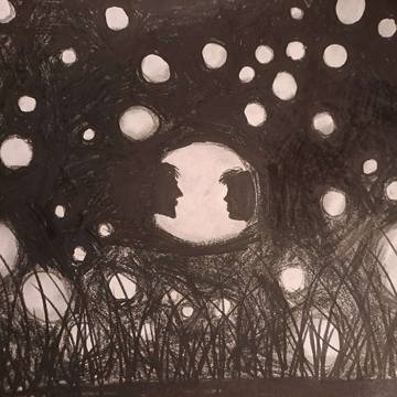 Inktober2025 #23 Fireflies