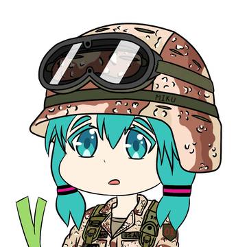 沙漠盾牌の初音ミク