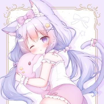 「いっしょにおやすみ…する?🐬🍬」