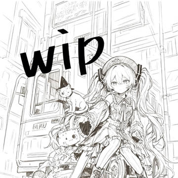 ラフと線画終わり！！