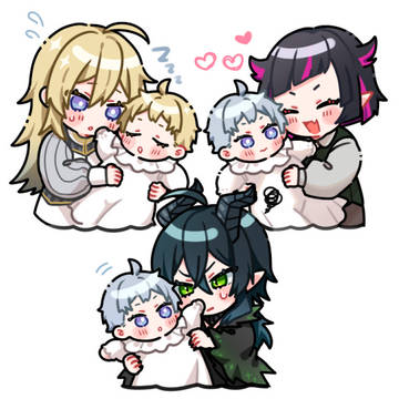 シルバーくん&親子まとめ