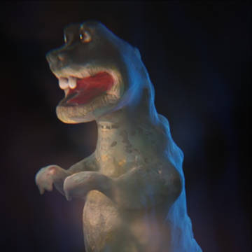 可愛い怪獣 blendeで作りました