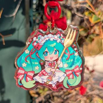Strawberry Miku Charm