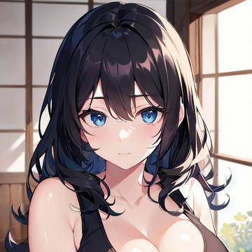 タンクトップお姉さん