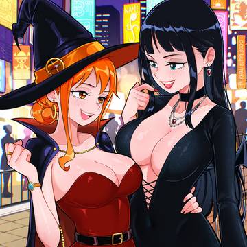 Nami and Robin Halloween