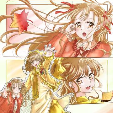 創作　イラスト　Autumn colors オリジナル