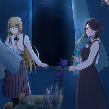 魔女たちの夜宴表紙絵フラム＆ローゼ
