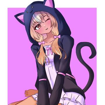 黒猫フニャ