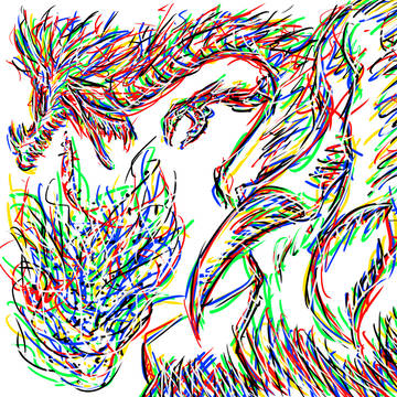 殴り描き